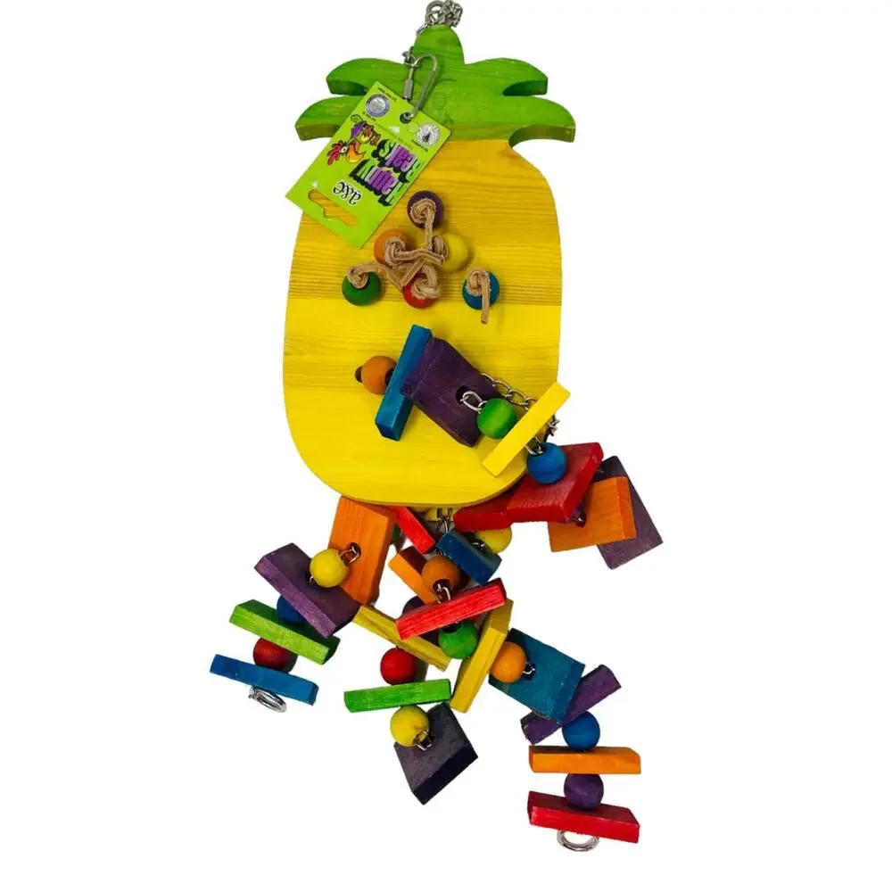 A&E Cage Company, Happy Beaks Large Pineapple Big Bird Toy